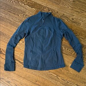 Lululemon Size 10 Dark Green Fitted Jacket Zip Up EUC